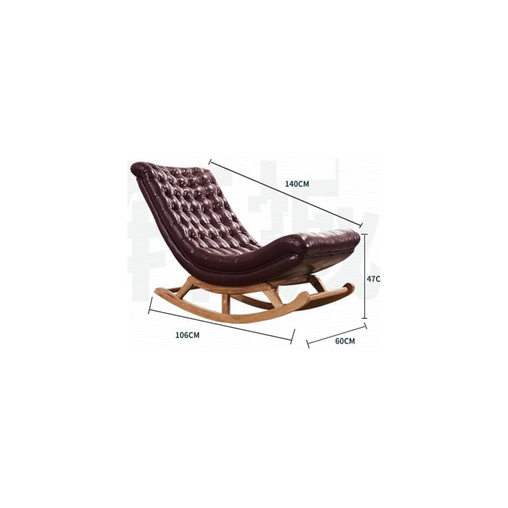 Lazy Person Sofa Single Scandinavian Rocking Chair Adult Nap Home Leisure Balcony Bedroom