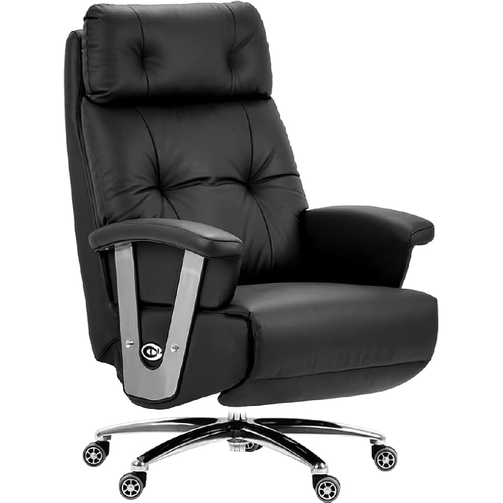 Electric Full Reclining Office Chair with Footstool Management(D)