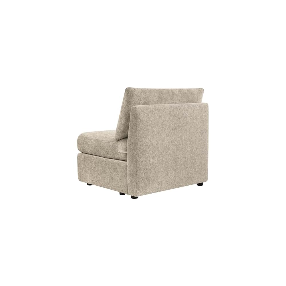 CHITA Extra Large Sectional Couches for Living Room, Armless Chair Middle Module for Modular Sectional, Chenille in Taupe